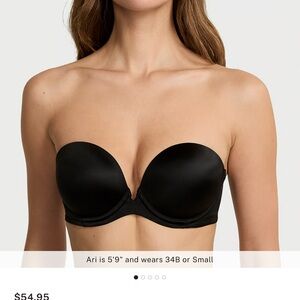 Elegant Black Women's Bra with Double Straps